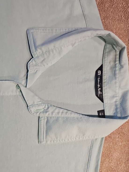 Travis Mathew Other - TravisMathew Light Green/Mibt Button-Up Polo